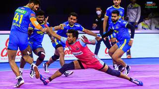 Pro Kabaddi League: तमिल थलाइवाज और जयपुर पिंक पैंथर्स का मुकाबला हुआ टाई, दोनों टीमें टॉप 6 से बाहर