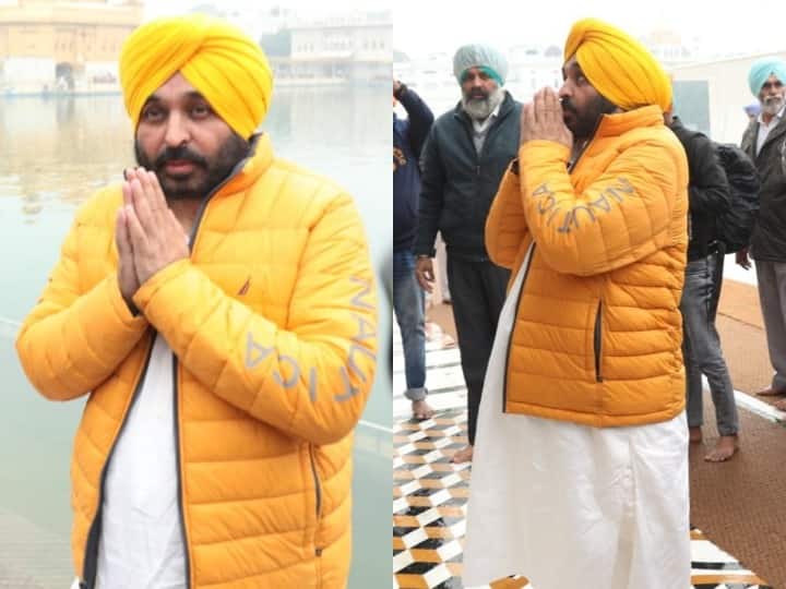 Bhagwant Mann Photos: आम आदमी पार्टी से सीएम पद के उम्मीदवार घोषित होने के बाद सांसद भगवंत मान हाल ही में अमृतसर पहुंचे और वहां जाकर स्वर्ण मंदिर में माथा टेका. इसकी कुछ तस्वीरें भगवंत मान ने अपने ट्विटर अकाउंट पर भी शेयर की हैं. जिसमें उन्होंने लिखा कि, मैंने बाबा जी से पंजाब की खुशहाली के लिए दुआ मांगी है....