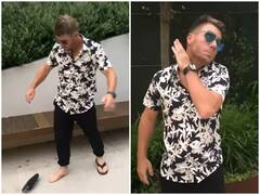 David Warner Viral Post: डेविड वॉर्नर के सिर चढ़ा 'पुष्पा फीवर', श्रीवल्ली सॉन्ग पर किए अल्लू अर्जुन के हुक स्टेप्स