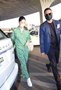 Airport Look: Katrina Kaif ਦਾ ਏਅਰਪੋਰਟ 'ਤੇ ਹੌਟ ਅੰਦਾਜ਼, ਵੇਖੋ ਤਸਵੀਰਾਂ