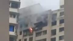 Mumbai | Massive fire breaks out at 18th floor of 20 storey building; 2 injured