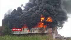 Howrah: ভয়াবহ আগুনে ভস্মীভূত ডোমজুড়ের থার্মোকল কারখানা