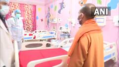 UP Election 2022: सीएम योगी ने किया पंडित दीन दयाल अस्पताल का निरीक्षण, कोविड पीड़ितों का जाना हाल, देखें तस्वीरें