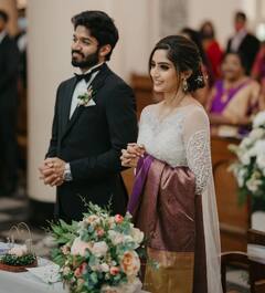 Actress Reba John wedding clicks : நடிகை ரெபா ஜான் திருமண புகைப்படங்கள்... அசத்தல் விருந்து!
