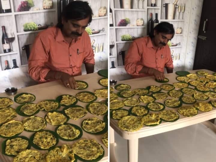 Man eating 50 omelettes in one go and netizens can't keep calm –viral video Watch Video: புரோட்டாவுக்கு 'சூரி'னா, ஆம்லெட்டுக்கு நான்.! அசால்டாக 50 ஆம்லெட் சாப்பிட்டு ஏப்பம் விட்ட நபர்!