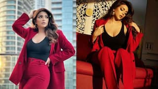 Shama Sikanderએ ખોલી દીધા પોતાના કૉટના બટન ને પછી કાઉચ પર આપ્યા આવા પૉઝ, જુઓ તસવીરો.............