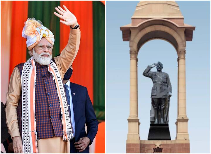 Hologram statue of Subhash Chandra Bose will be installed at India Gate today, PM Modi will inaugurate आज India Gate पर लगेगी Subhash Chandra Bose की होलोग्राम प्रतिमा, PM Modi करेंगे लोकार्पण