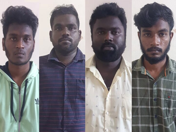 மரக்காணம் அருகே கல்லூரி மாணவரை கடத்தி பணம் பறித்த 4 பேர் கைது