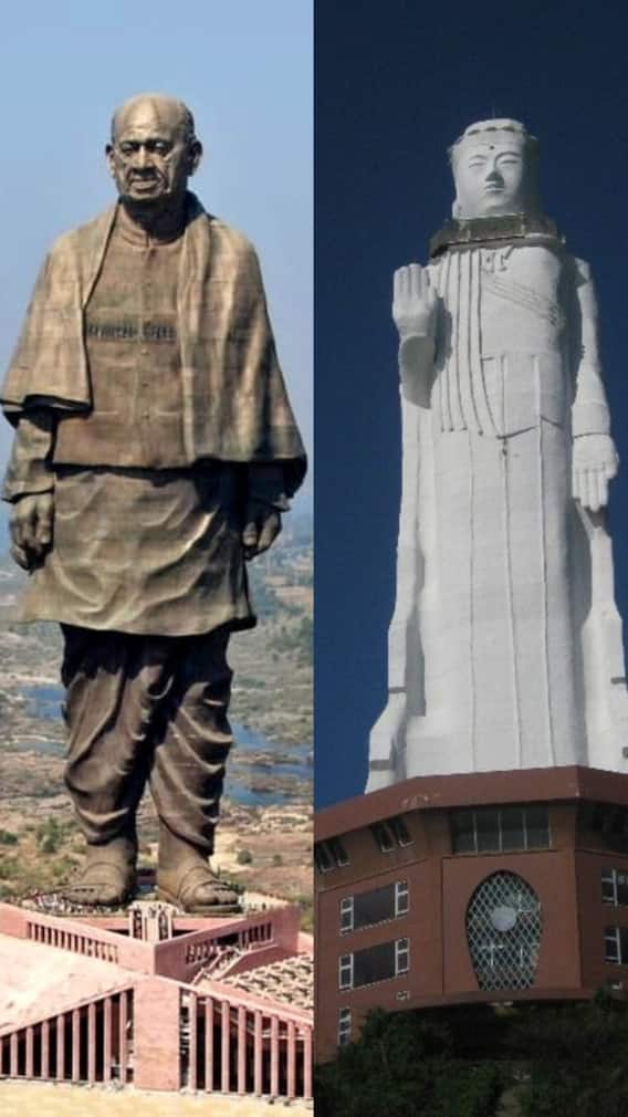 சர்தார் பட்டேல்  டூ அவாஜி கனோன்-உலகின் உயரமான 10 சிலைகள் !