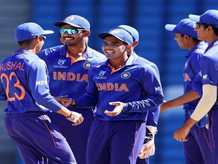 ICC U19 World Cup 2022 Highlights India big win against uganda by 326 runs Raj Bawa Raghuvanshi pair add 206 runs U19 World Cup 2022: யு-19 உலகக்கோப்பை: சத்தமில்லாமல் கெத்துக் காட்டும் இந்தியா.. நடப்புச் சாம்பியனுடன் காலிறுதி!
