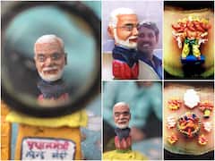 Chhattisgarh के शिल्पकार ने बनाई PM Modi की सबसे छोटी मूर्ति, तस्वीरों में देखिए इस कलाकार की हैरान कर देने वाली प्रतिभा
