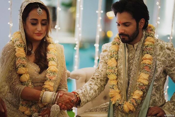 వరుణ్ ధావన్ - నటాషా దలాల్ పెళ్లి చిత్రాలు  -Image credit: Varundhawan/Instagram