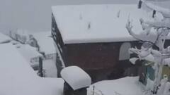 Temperature drops as hill stations receive heavy snowfall