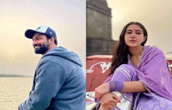 Actres sara ali khan and vicky kaushal spent his best time on narmada river in mp સારા અને વિક્કીએ નર્મદા કિનારેથી શેર કરી પોતાની બેસ્ટ તસવીરો, જુઓ.........