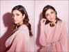 IN PICS | Parineeti Chopra Exudes Major Retro Vibes In A Pink Pleated Crush Saree