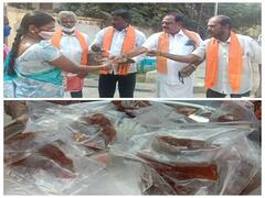 தேர்தல் வாக்குறுதிகளை நிறைவேற்றாத திமுக அரசை கண்டித்து அல்வா கொடுக்கும் நூதன போராட்டம்