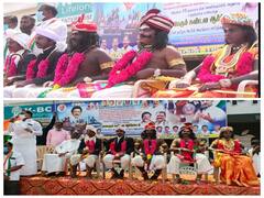 தமிழக அரசின் அலங்கார ஊர்திக்கு மறுப்பு - வஉசி, வேலுநாச்சியர் போல் வேடமிட்டு நூதன போராட்டம்