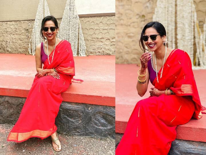 'दिल, दोस्ती, दुनियादारी' या मालिकेतून मराठी मनोरंजन सृष्टीत पदार्पण करणारी अभिनेत्री म्हणजे स्वानंदी टिकेकर. (Photo:@swananditikekar/IG)