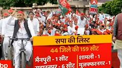 SP ने जिन 159 सीटों पर उम्मीदवारों का किया ऐलान, वो सीटें किन-किन जिलों में ?| Baat To Chubegi