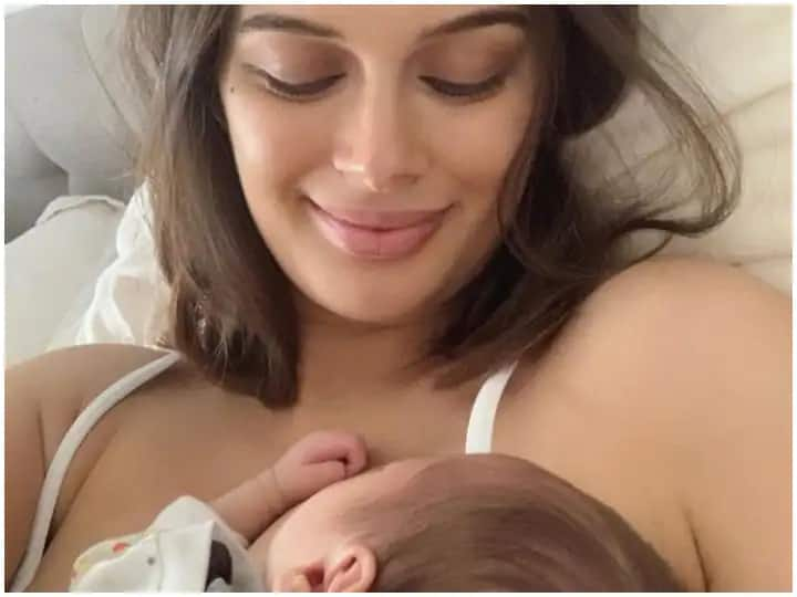 bollywood actress evelyn sharma reacts to trolled for breast feeding pictures Evelyn Sharma Trolled: 'மார்பகமே தாய்ப்பால் கொடுக்கத்தான்.. அதில் என்ன வெட்கம்?' - கிண்டலுக்கு பதிலடி கொடுத்த நடிகை..!