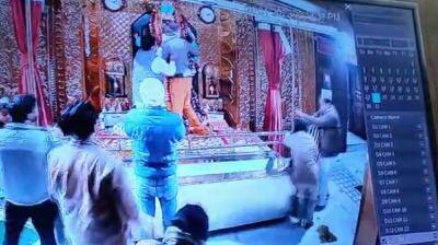 Security beefed up in Patiala after sacrilege bid at Kali Mata temple , MP Preneet Kaur visited ਕਾਲੀ ਮਾਤਾ ਦੇ ਮੰਦਰ 'ਚ ਬੇਅਦਬੀ ਦੀ ਕੋਸ਼ਿਸ਼ ਤੋਂ ਬਾਅਦ ਪਟਿਆਲਾ 'ਚ ਵਧਾਈ ਗਈ ਸੁਰੱਖਿਆ