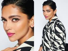 Deepika Padukone Photos: ब्लैक-व्हाइट कोर्ट, लंबे बूट्स और अजब चोटी में दीपिका ने दिखाया ग्लैमरस लुक, नशीली आंखों ने जीता दिल
