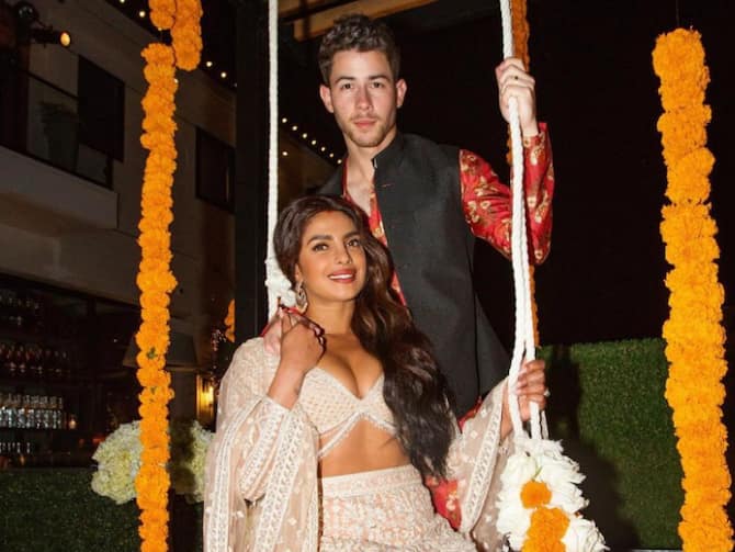 Priyanka Chopra and Nick Jonas's families arrive for their Delhi