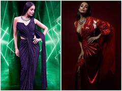 Malaika Arora Saree Look: वेस्टर्न आउटफिट ही नहीं साड़ी में भी हुस्न के जलवे बिखेरती हैं मलाइका अरोड़ा, 48 की उम्र में भी ऐसी हैं अदाएं