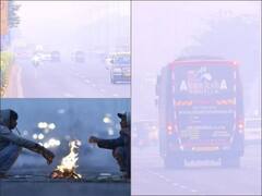 Weather Update Today: दिल्ली में पड़ रही है कड़ाके की ठंड तो मुंबई के तापमान में भी आई गिरावट, तस्वीरों में देखें नजारे