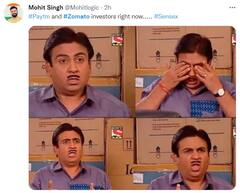 Zomato શેરમાં કડાકો બોલતા મીમ્સ વાયરલ થયા, શેર ખરીદનારાઓએ કહ્યું - અરે ચૂનો લાગી ગયો.....