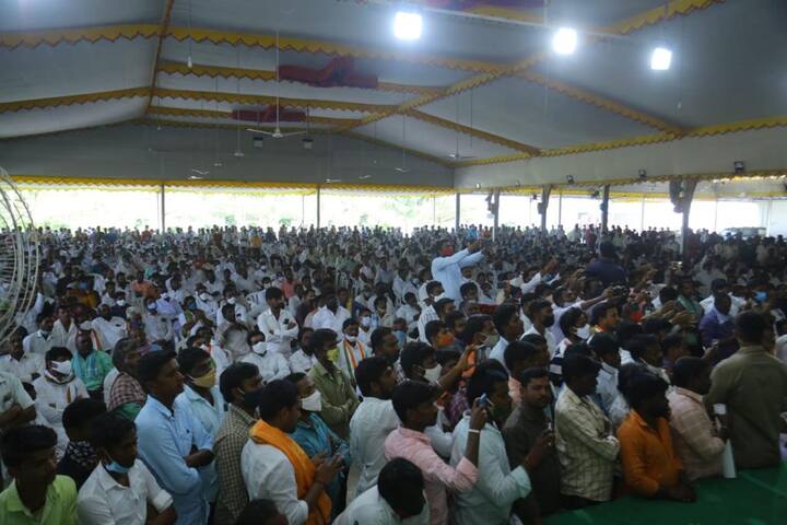 కొడంగల్ నియోజక వర్గంలో డిజిటల్ మెంబర్షిప్ సమావేశంలో పాల్గొన్న టీపీసీసీ చీఫ్ రేవంత్ రెడ్డి