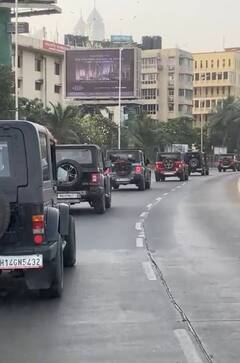 PHOTO : प्रजासत्ताक दिनानिमित्त मुंबईत 'थार रॅली'चं आयोजन