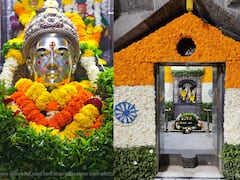 Republic Day : संत ज्ञानेश्वर महाराज समाधी मंदिरात तिरंगी फुलांची सजावट