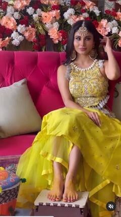 Mouni Roy Marriage: হলুদ লেহঙ্গায় মৌনীর গায়ে-হলুদ, মেহেন্দি, আগামীকাল সাতপাক