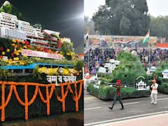 Republic Day2022:  दिल्ली के राजपथ पर दिखी नए जम्मू-कश्मीर झलक, झांकी में मां वैष्णो का भवन बना आकर्षण का केंद्र