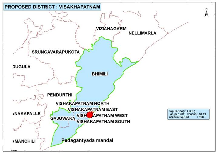 విశాఖ కేంద్రంగా విశాఖ జిల్లా