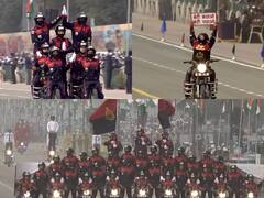 Republic Day2022: बीएसएफ की बेटियों के दमखम से हैरान हुए दर्शक, देखिए सीमा भवानी की टीम के हैरतअंगेज करतब