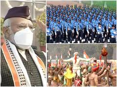 Republic Day 2022: राजपथ बना 'शक्तिपथ', जमीन से आसमान तक दिखी भारत के सैन्य और संस्कृति की झलक