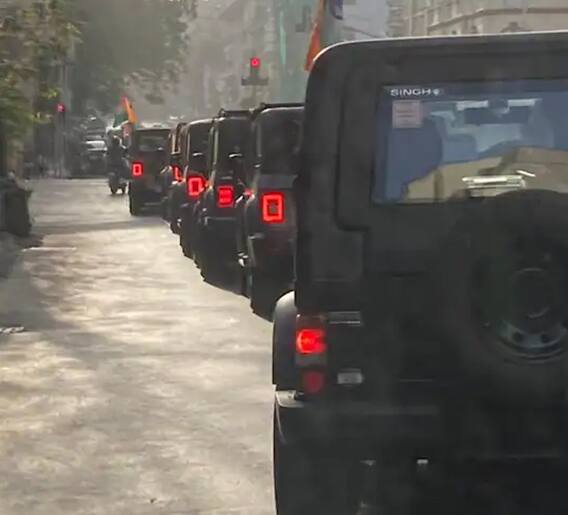 मुंबईत 'थार रॅली'चं आयोजन