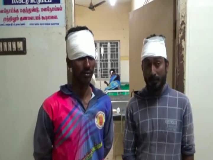 4 Tamil fishermen injured in Sri Lankan pirates' scythe attack இலங்கை கடற்கொள்ளையர்கள் அரிவாளால் தாக்கியதில் தமிழக மீனவர்கள் 4 பேருக்கு காயம்