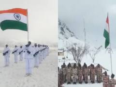 Photos: ITBP ਜਵਾਨਾਂ ਨੇ ਗਣਤੰਤਰ ਦਿਹਾੜੇ ਮੌਕੇ ਲੱਦਾਖ 'ਚ 17 ਹਜ਼ਾਰ ਫੁੱਟ ਦੀ ਉਚਾਈ 'ਤੇ ਲਹਿਰਾਇਆ ਤਿਰੰਗਾ, ਵੇਖੋ ਤਸਵੀਰਾਂ