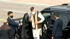 Republic Day 2022: रक्षामंत्री राजनाथ सिंह ने इस अंदाज में किया PM Modi का स्वागत