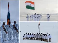 Photos: शिखर पर गणतंत्र का जश्न, लद्दाख में 17 हजार फीट की ऊंचाई पर ITBP के जवानों ने लहराया तिरंगा, देखें तस्वीरें
