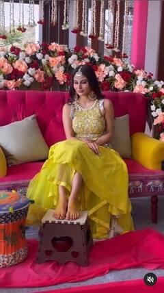 Mouni Roy Marriage: হলুদ লেহঙ্গায় মৌনীর গায়ে-হলুদ, মেহেন্দি, আগামীকাল সাতপাক