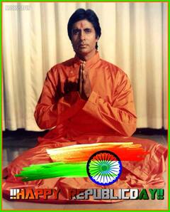 Republic Day 2022 : अमिताभ बच्चन यांनी दिल्या प्रजासत्ताक दिनाच्या खास शुभेच्छा; शेअर केला भन्नाट फोटो