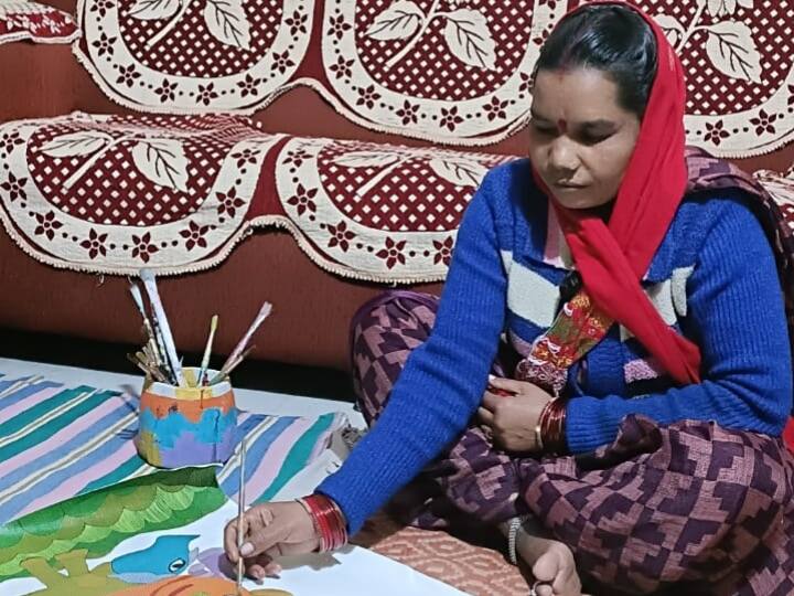 mp dindori woman gets padma shree award by government of india for her art work ANN Madhya Pradesh: स्कूल का मुंह भी नहीं देखा लेकिन मेहनत के दम पर पा लिया पद्म श्री, जानें डिंडोरी के दुर्गाबाई की कहानी