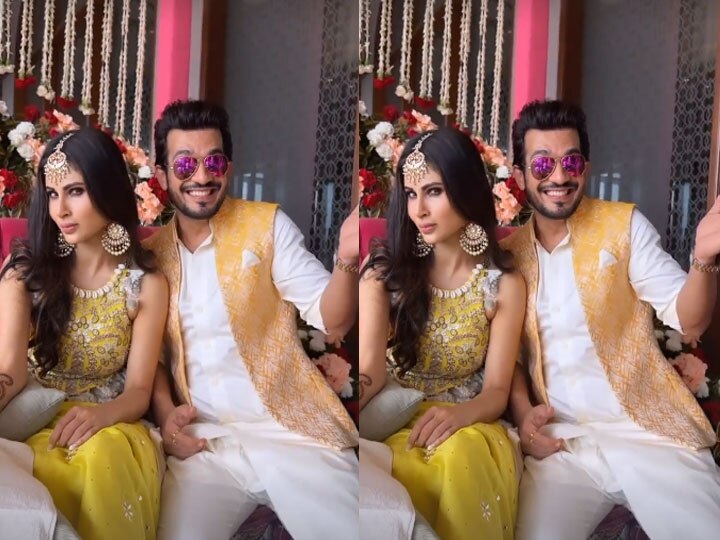 Mouni Roy Wedding: पीला लहंगा पहन, काला चश्मा लगा नागिन सी बलखाईं मौनी रॉय, होने वाली दुल्हन की खूबसूरती देखते ही रह गए Suraj Nambiar