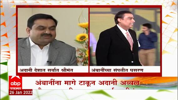 शेअर बाजारात पडझड, Mukesh Ambani यांनी मागे टाकत Gautam Adani देशातील सर्वात श्रीमंत व्यक्ती