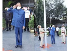Republic Day : पुणे शहर पोलीस मुख्यालयात उपमुख्यमंत्री अजित पवार यांची तिरंग्याला मानवंदना!