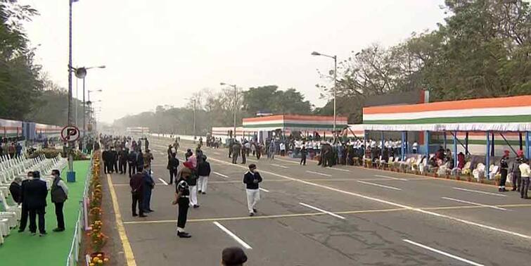 Republic Day 2022 Parade Red Road Kolkata last minute preparation Mamata Banerjee flag hoist Republic Day Parade: বাঙ্কার-কমান্ডো-পুলিশ বাহিনী, প্রজাতন্ত্র দিবসে রেড রোডে প্যারেড প্রস্তুতি; থাকছে বাড়তি নিরাপত্তা